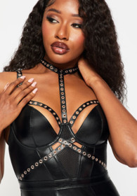 Ann Summers Dahlia Dress Size 14 Black RRP &pound;46