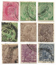 Inde 1907/34 - SG 150 156 197 232 234 235 238 - Livraison 0€ dès 5 lots groupés