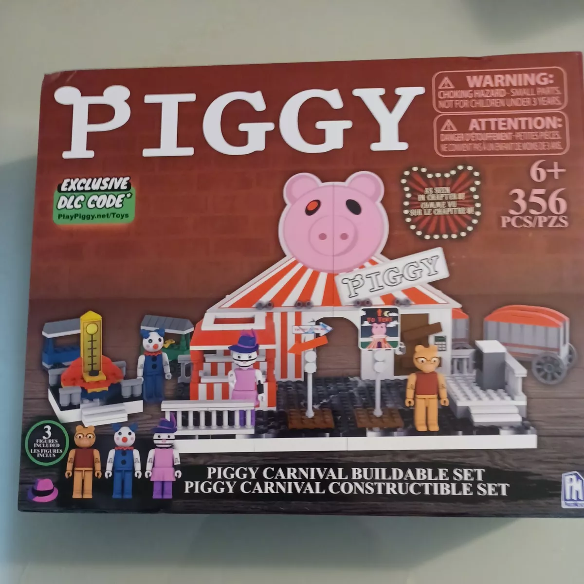 NEW Roblox Piggy Carnival Buildable Building Set w/ Figures & DLC Code 356  Pcs