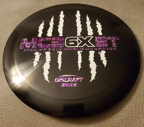 New Discraft BLACK BEAUTY MCBETH WORLD CHAMP 6x Claw HEAT Distance Driver MCB6XS
