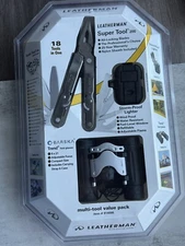 Leatherman Super Tool 200 Value Pack Storm Lighter Barska Binocular Gift Set