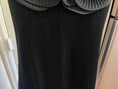 Neu H&M Baby Puppe Shift Spitze/Plissiert ärmellos schwarz Cocktailkleid Größe 8 - Bild 3 von 11