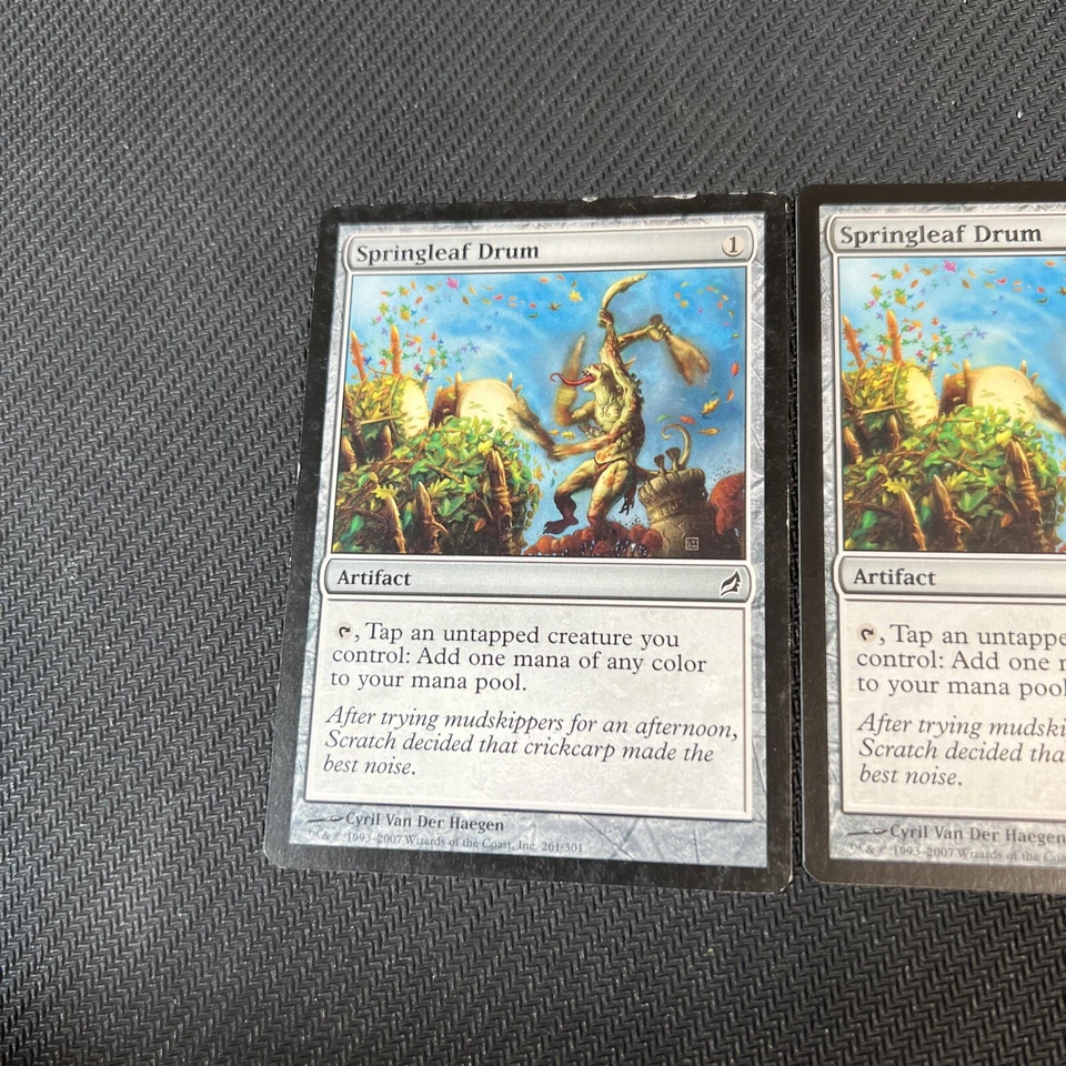 Springleaf Drum Magic The Gathering Mtg Lorwyn Card 2 - Image 2 of 4