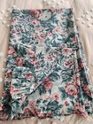 Vintage Ralph Lauren Kipling Floral Print Ruffled TWIN Flat Sheet — photo 4