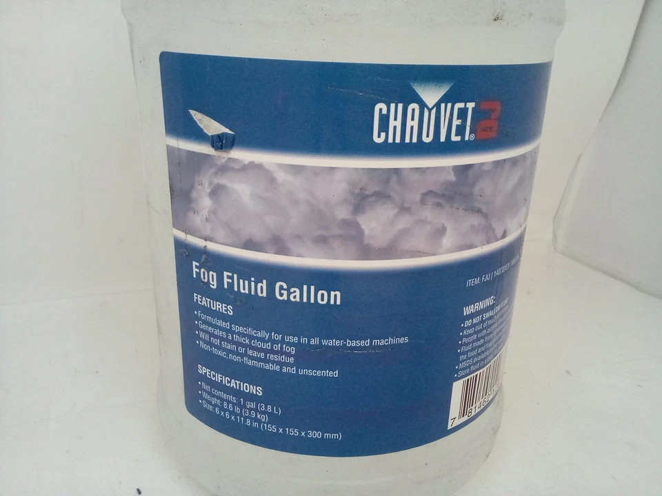 Botella de 1 galón de líquido antiniebla CHAUVET DJ {14070153} Foto 2 de 4