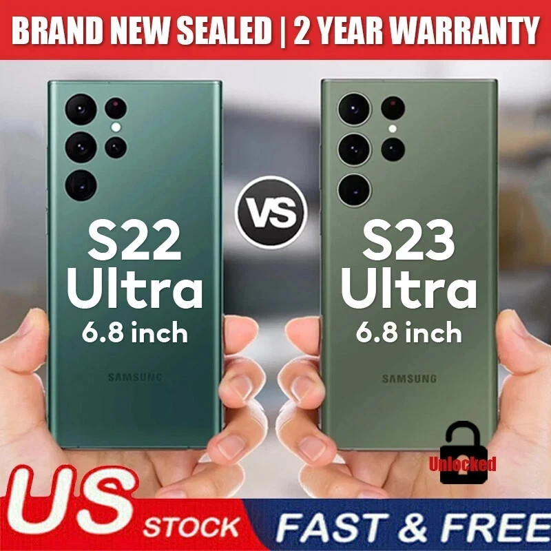 🔥NEW SEALED SAMSUNG GALAXY S23 ULTRA 5G/S22 ULTRA 5G GSM CDMA FACTORY UNLOCKED