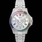 Timex Kaia 40MM Women’s Analog Watch Baguette Crystal Markers 50M WR Watch