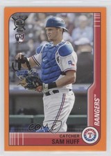 2021 Topps Big League Veterans & Rookies Orange Sam Huff #188 0w8