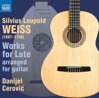 Audio Cd - Silvius Leopold Weiss - Works For Lute Arranged For Guitar - Naxos -
