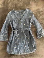 Gap Kids 1969 XS Denim Dress Long Sleeve