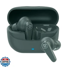 JLab Go Pods ANC True Wireless Bluetooth Earbuds and Charging Case, Hybrid Ac