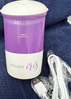 doTERRA Iris Ultrasonic Oil Diffuser USB Powered Auto Turn Off Aromatherapy