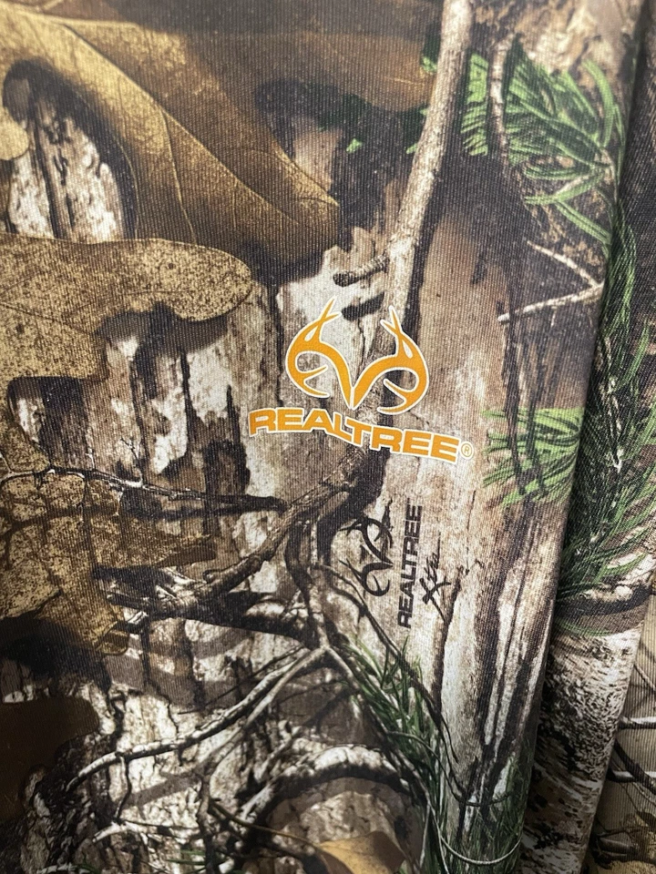 Realtree Shirt Hunting Outdoors Camo Long Sleeve Men’s Size 2XL - Image 2 of 4