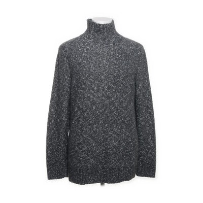 H&M, Rollkragenpullover, Größe: M, Grau/Weiß #djs