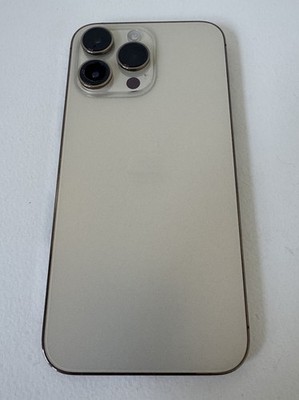 Apple iPhone 14 Pro Max 128GB Smartphone Cracked Lens (Unlocked) - Gold