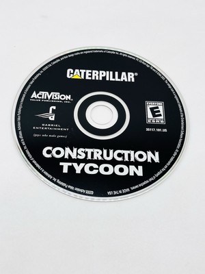 Caterpillar Construction Tycoon - CD-ROM - Disc Only PC Video Game