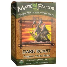 Mate Factor Organic Yerba Mate Energizing Tea - Dark Roast 20 Bag(S)