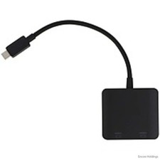 VisionTek USB-C to HDMI x2 Adapter - 1 x Type C Male USB - 2 x HDMI 901432