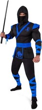 Spooktacular Creations Men Ninja Costume, Halloween Costume Adult Ninja XL