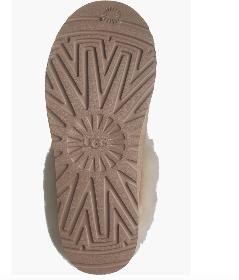 PANTOFOLA D’ORO Ciabatta donna nuova con scatola UGG Tazzette originale collo shearling SEME SENAPE 8