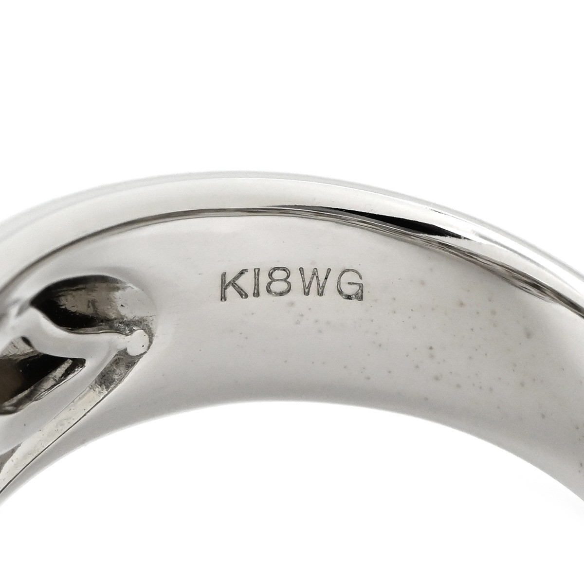 Ring ring Ruby Earring K18WG Ruby diamond White g… - image 5