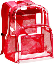 Clear Backpack Heavy Duty - Large Clear Bookbag Transparent See through Backpack