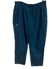 Womens Large Teal Cherokee Workwear Scrub Pants