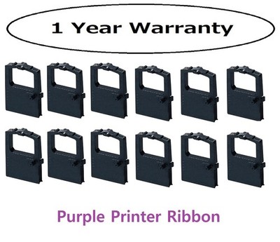 Compatible Oki Microline 182 320 390 391 52102001P Printer Ribbon 12PK Purple