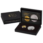 Best of Mint 1916 Standing Liberty Quarter Gold Coin & Silver Medal Set PRESALE