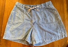 Vintage Lee Riders Mom Jean Shorts Womens 16 M High Waist Denim 2 Front Pockets