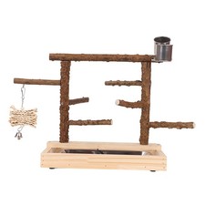 Bird Playground Bird Platform Bird Play Stand for Lovebirds Parakeets Macaw
