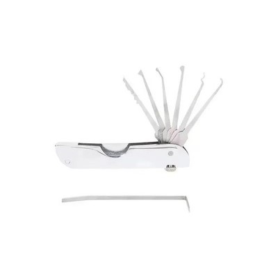 6-in-1 Stainless Steel Portable Key Practice Set Professional Key Door Open