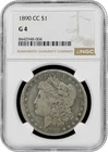 1890-CC Morgan Silver Dollar NGC G4 Carson City Key Date $1