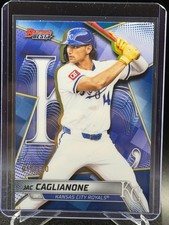 Jac Caglianone 2025 Bowman's Best Blue Refractor #16/150 - Kansas City Royals