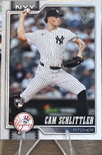 Topps Series 1 2026 Cam Schlittler #111 Yankees Rookie Baseball Card