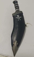 Vintage Traditional Gurkha Kukri Knife in Sheath & Small Knife 3 Pcs India