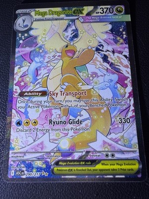 Mega Dragonite EX 290/217 Pokémon Ascended Heroes Special Illustration Rare Holo