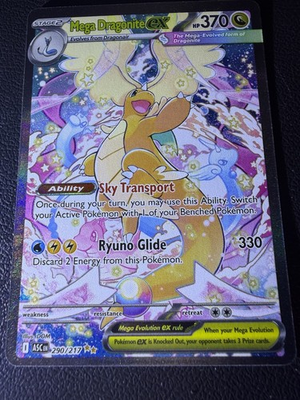 #ad Mega Dragonite EX 290 217 Pokémon Ascended Heroes Special Illustration Rare Holo $89.80
