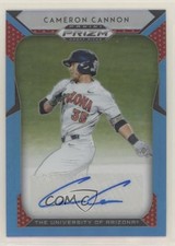 2019 Panini Prizm Draft Picks Carolina Blue 8/30 Cameron Cannon #67 Auto 0c2