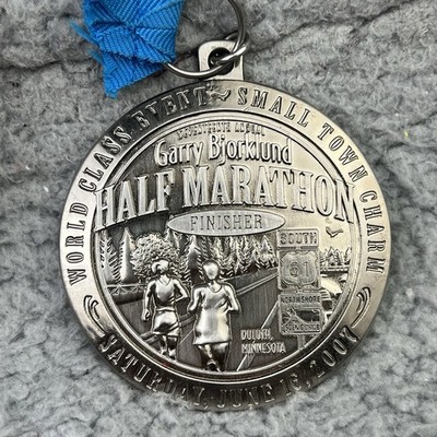 2007 Grandma's Marathon Gary Bjorklund Half Marathon Medal Finisher Duluth MN