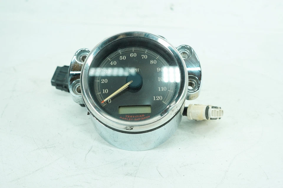 2005 Harley Sportster XL1200 C Custom OEM Speedo Speedometer Gauge Cluster 12K - Image 4 of 4