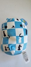 CATS VS PICKLES ROOKIE 066 CHESS 4 NEW Bean Bag Plush Blue White Checker