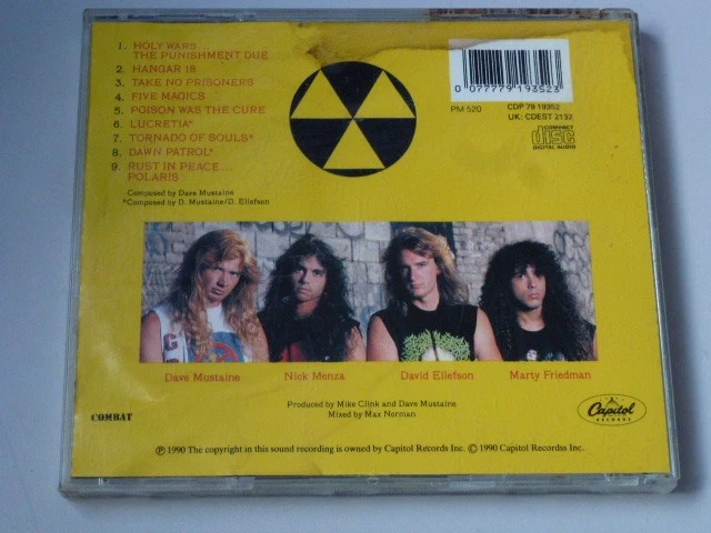 Megadeth - Rust in Peace Cd Sammlungsauflösung - Bild 2 von 2