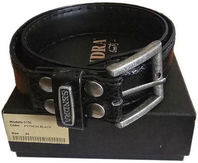 Sendra Gürtel 5156  Python black  *NEU* 85 cm