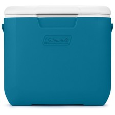 Coleman Chiller 30qt Insulated Portable Cooler with Ice 30qt, Ocean Blue 