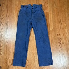 Vintage Buckleback French Workwear Pants 50/60s 32x31