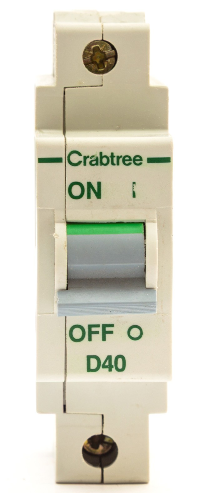 CRABTREE POLESTAR 60D/40 D40 40A CURVE D SINGLE BREAKER 40 AMP MCB VAT INC