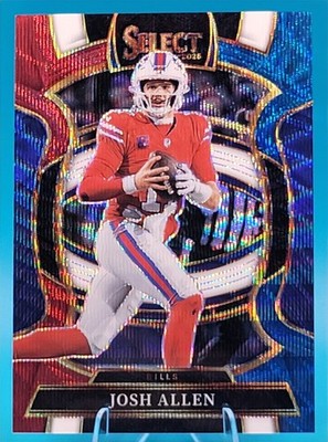 2025 Panini Select - Concourse Josh Allen #86 Tri-Color Prizm /399