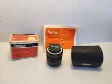 Nikon-Vivitar AT-3 Auto Extension Tube Set-12-20 36mm With Cap, Manual, & Case..