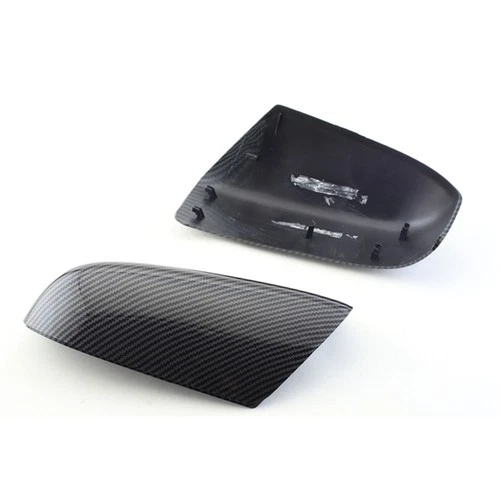 Pair Carbon Fiber Look Side Rear view Mirror Cover Cap For Honda Accord 03-07